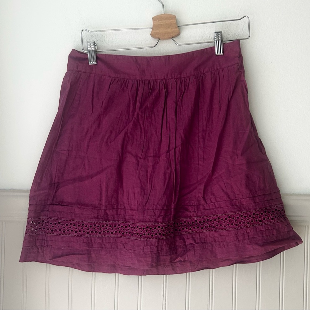 LOFT Women’s 2 Petite 100% Cotton Mini Skirt